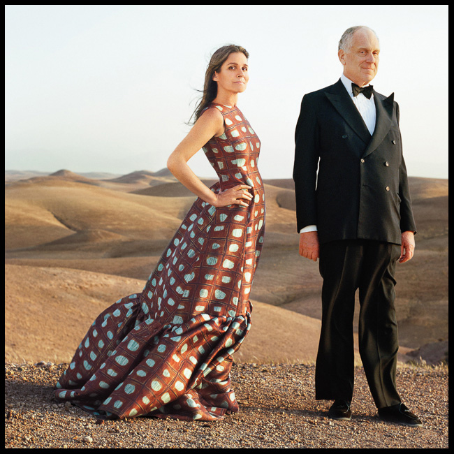 Aerin and Ronald Lauder, Morocco, 2012 | Town & Country