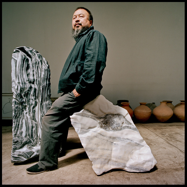 Ai Wei Wei in his studio, Beijing, 2007 | Vanity Fair