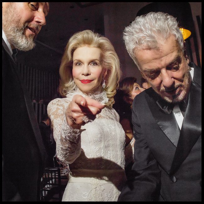 Lynn Wyatt with Nicky Haslam, Houston, 2015 | Vanity Fair